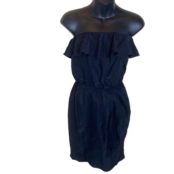 Amanda uprichard 100% silk Joan mini dress strapless REVOLVE xs - Picture 2 of 6